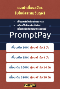 แนะนำเพื่อน สมัคร fwiptv